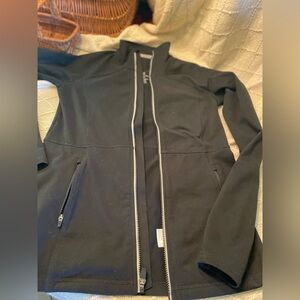 Lands End zip front jacket tall